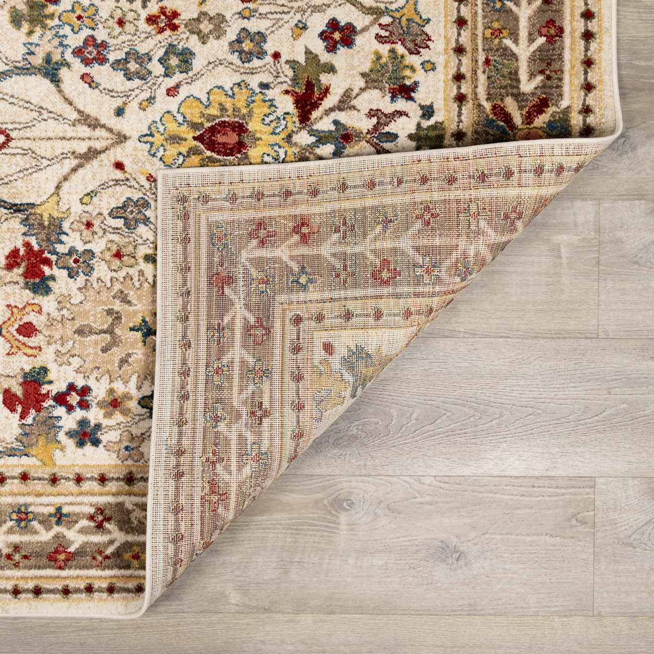 Neola White/Brown Oushak Rug - Image 4