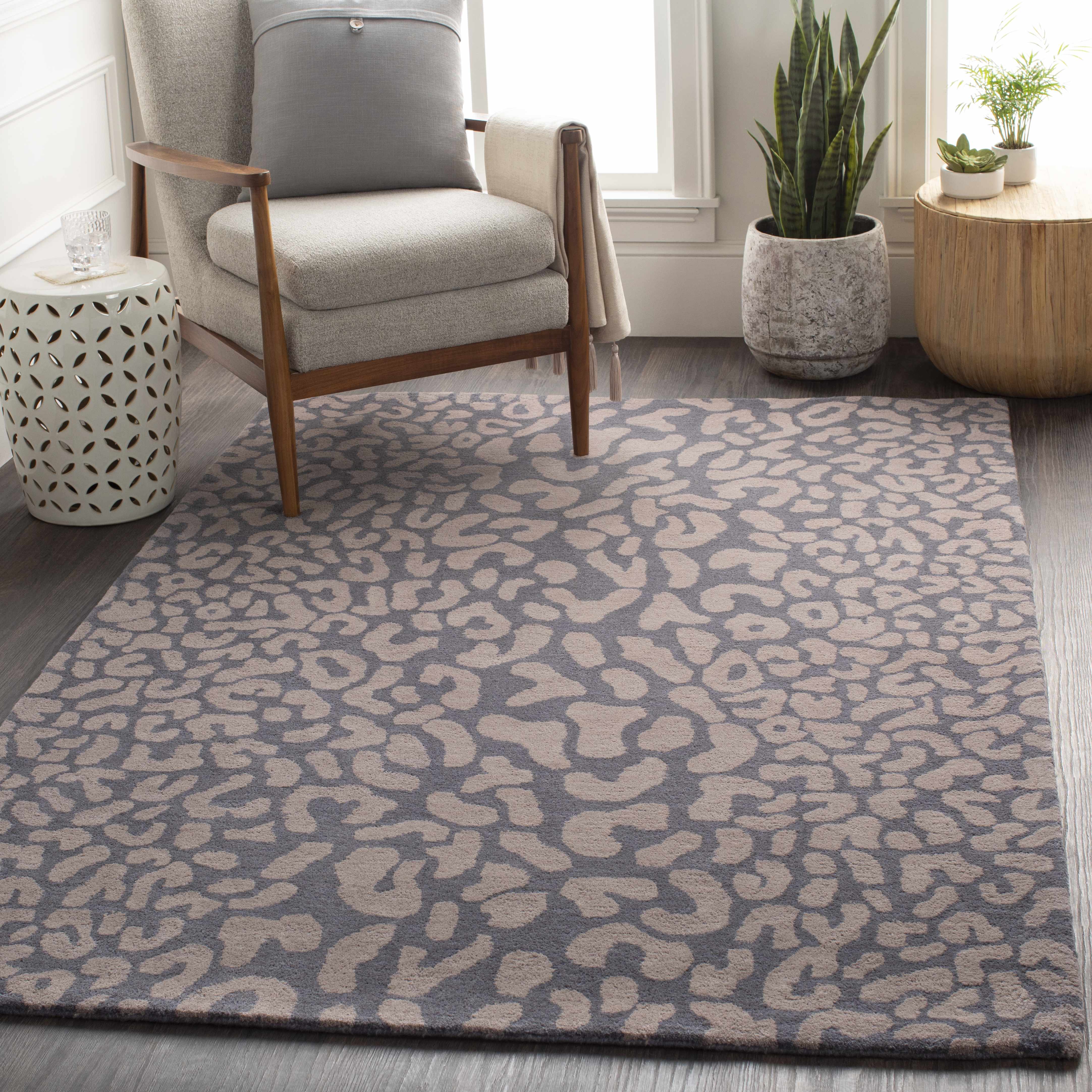 Neoma Animal Print Wool Rug - Clearance - Image 2
