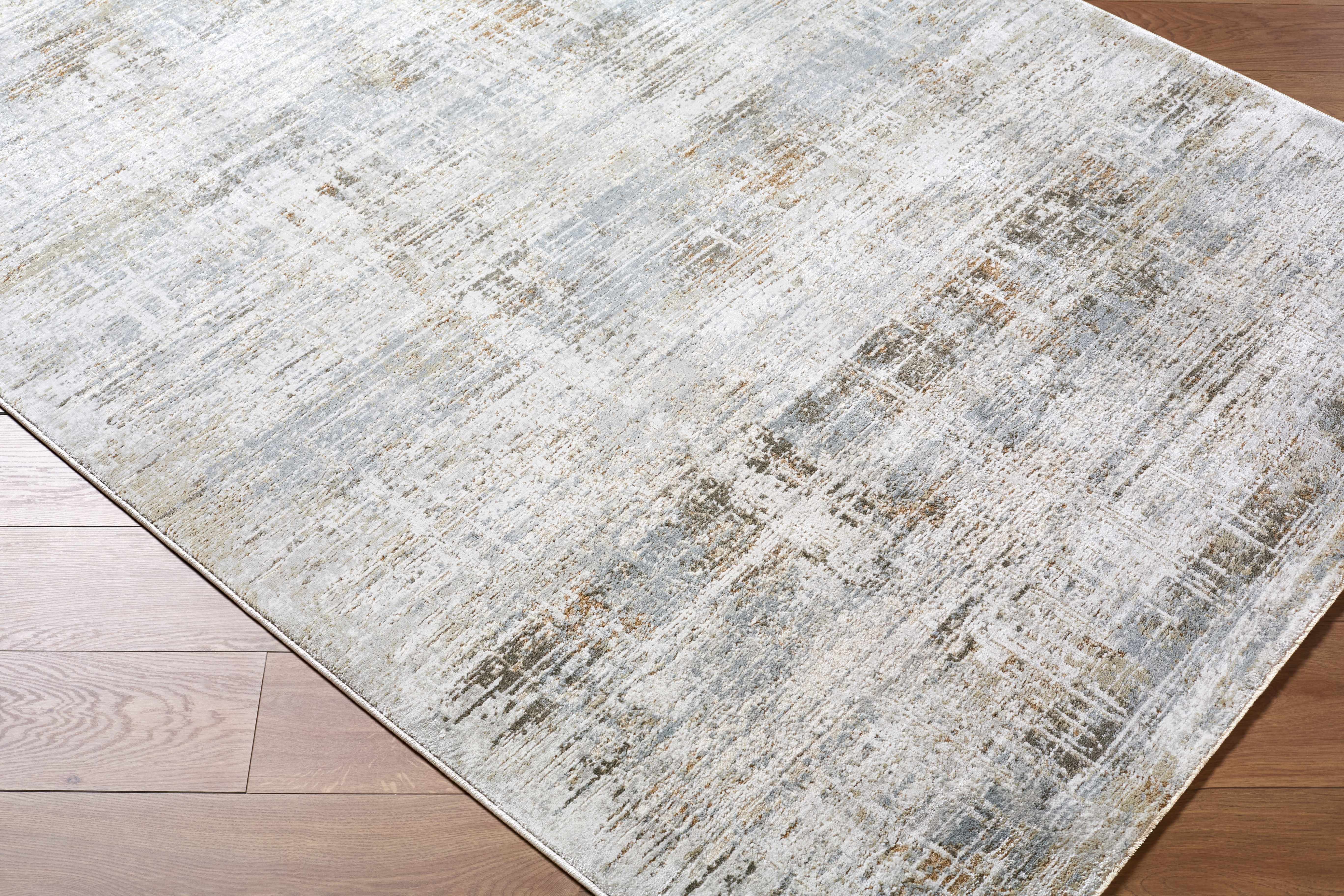Neron Blue Gray Abstract Rug - Image 3