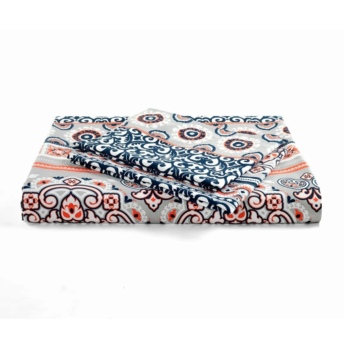 Nesco Stripe Cotton Duvet Cover 3 Piece Set - Image 10