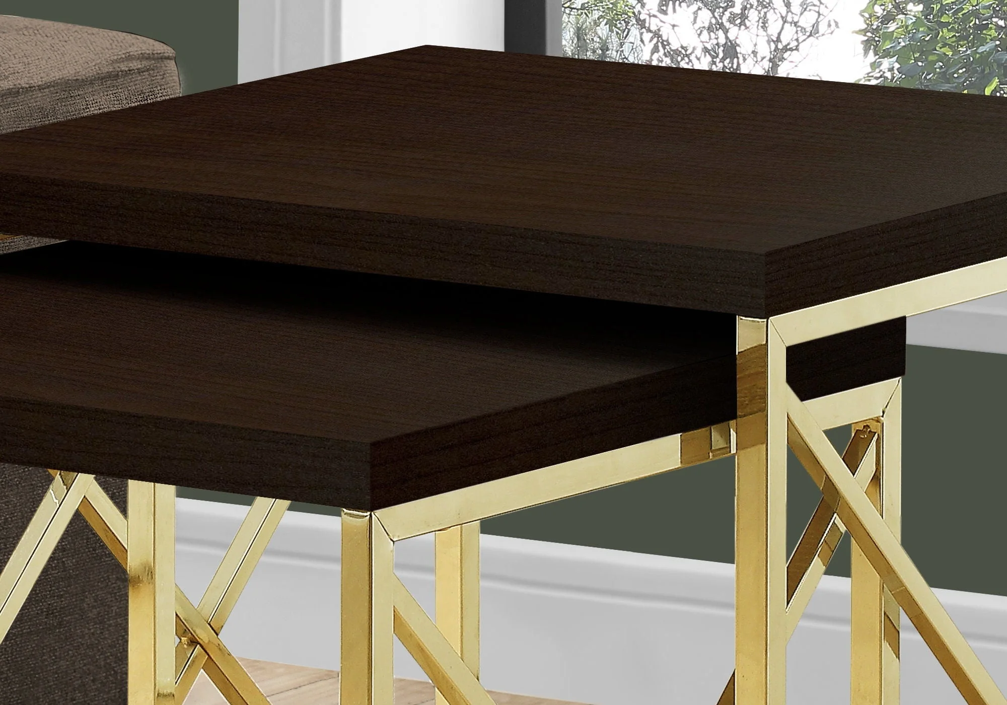 Nesting Table, Accent, Contemporary & Modern (Set of 2) - Image 2