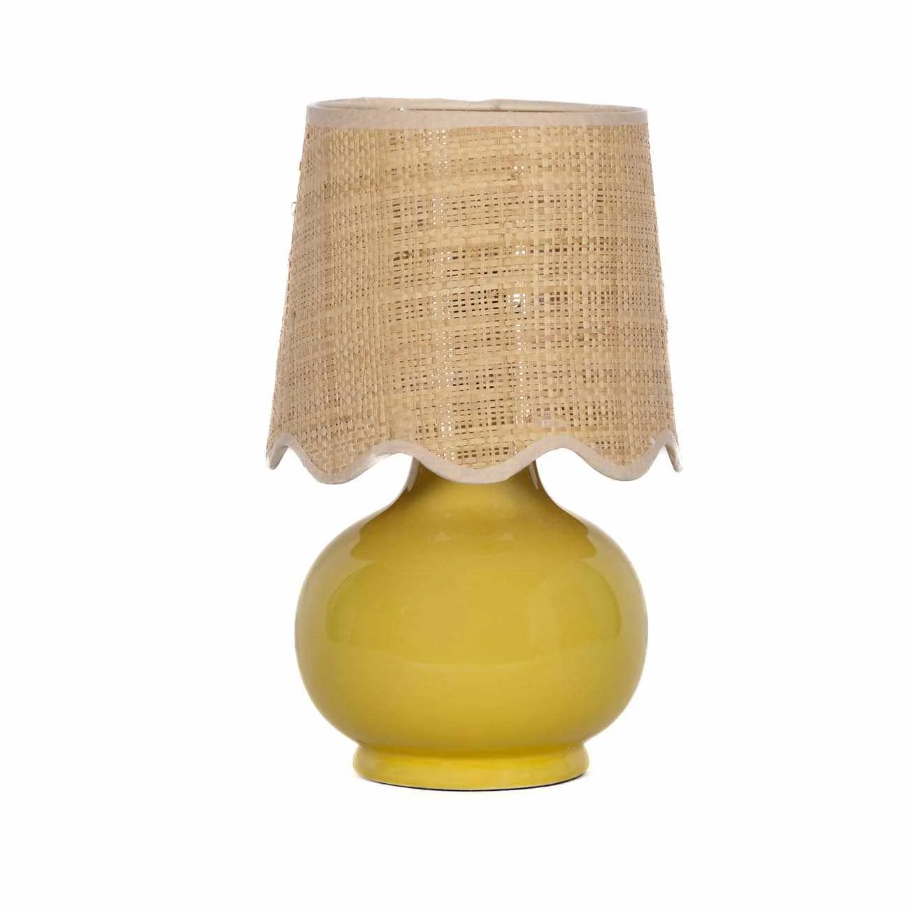 Nesuo Yellow Ceramic Table Lamp - Image 2