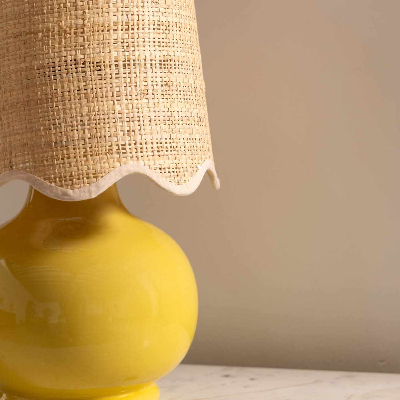Nesuo Yellow Ceramic Table Lamp - Image 3
