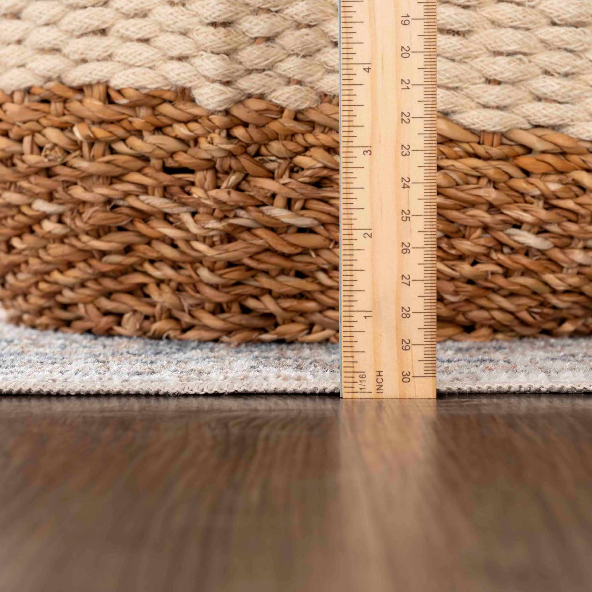 Neta Red & Blue Flat Pile Washable Rug - Image 9
