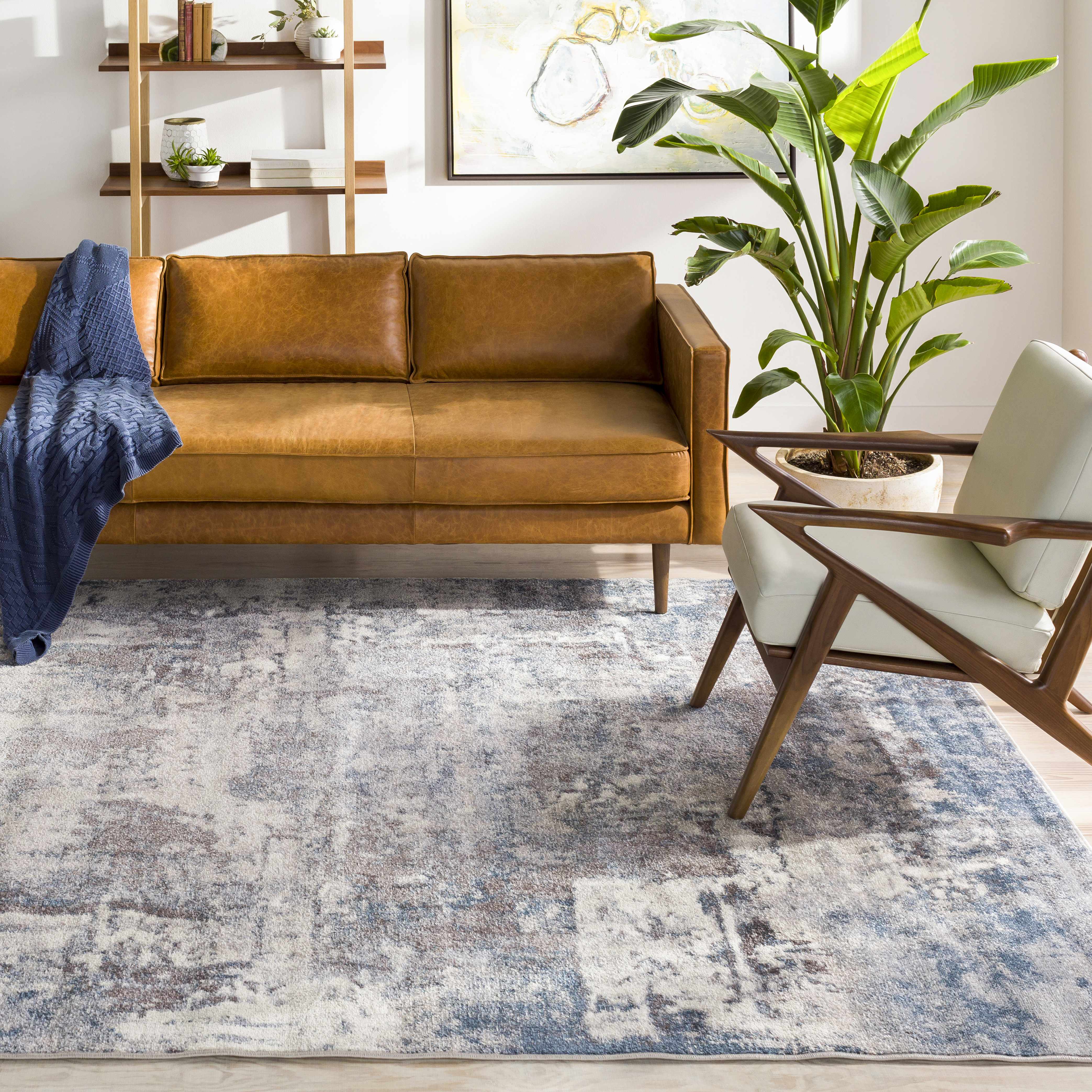 Netherfield Abstract Gray Rug - Image 5