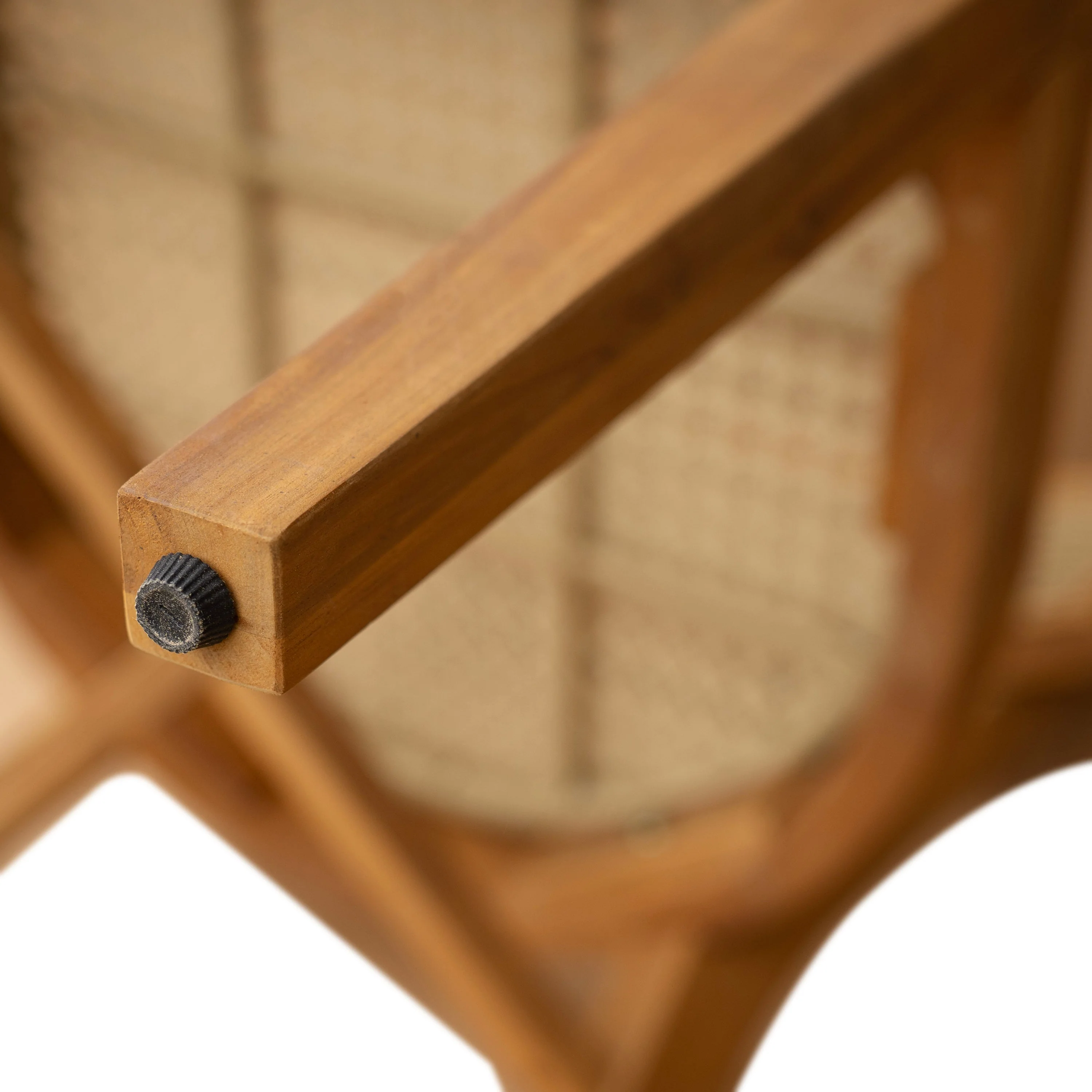 Netro Acacia Wood Dining Chair with Light Brown Wicker - Image 19