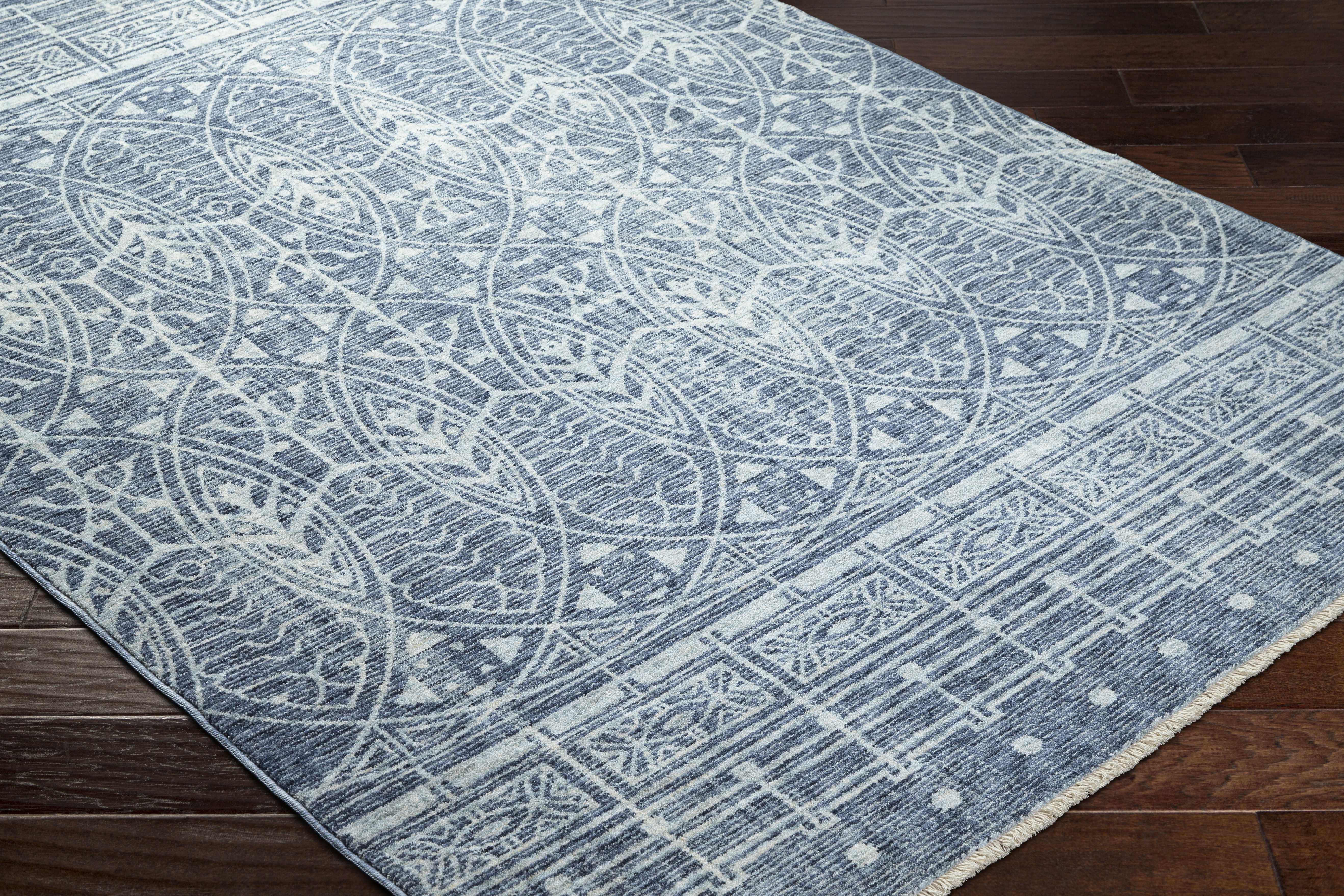 Netro Blue Area Rug - Image 4