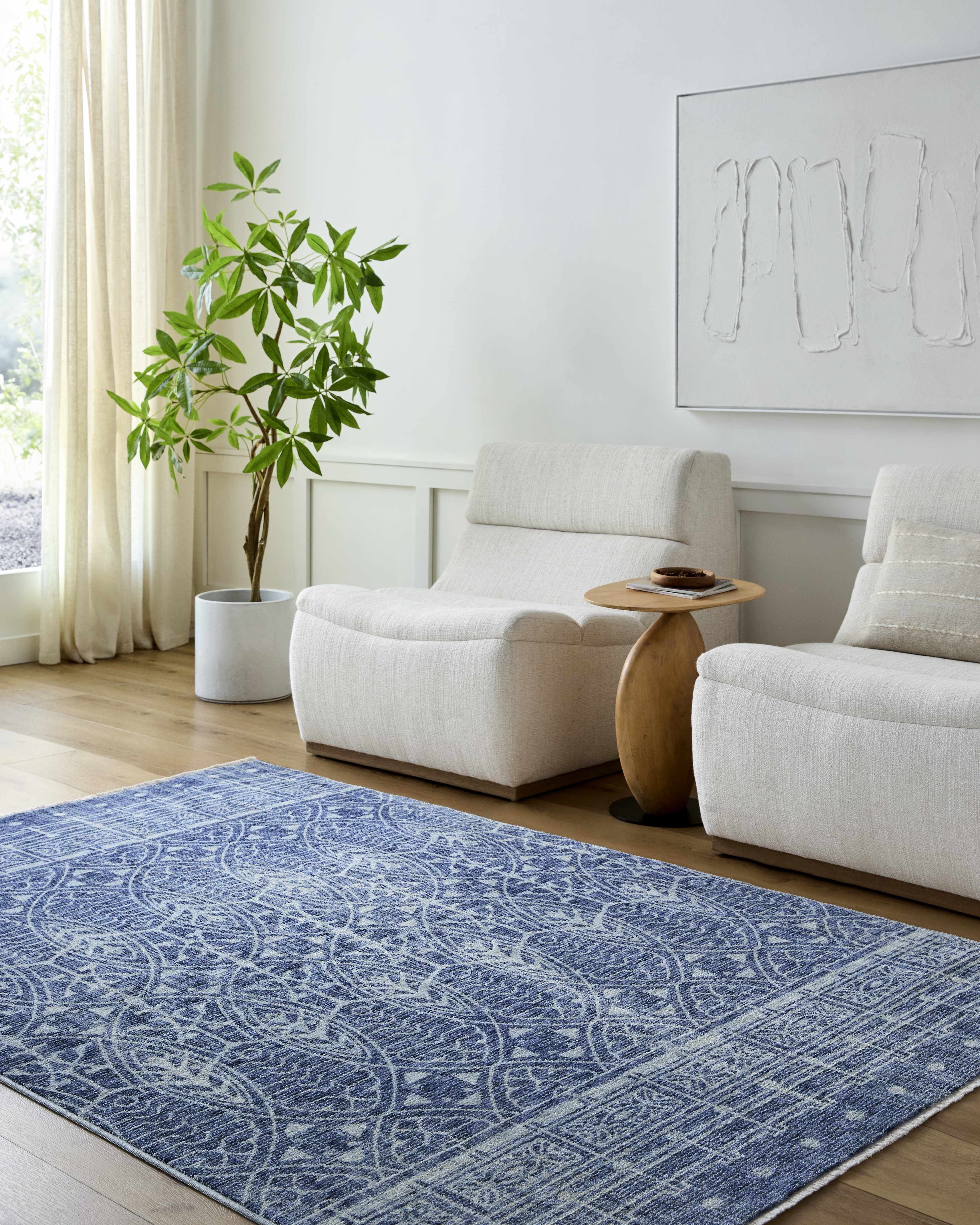Netro Blue Area Rug - Image 8