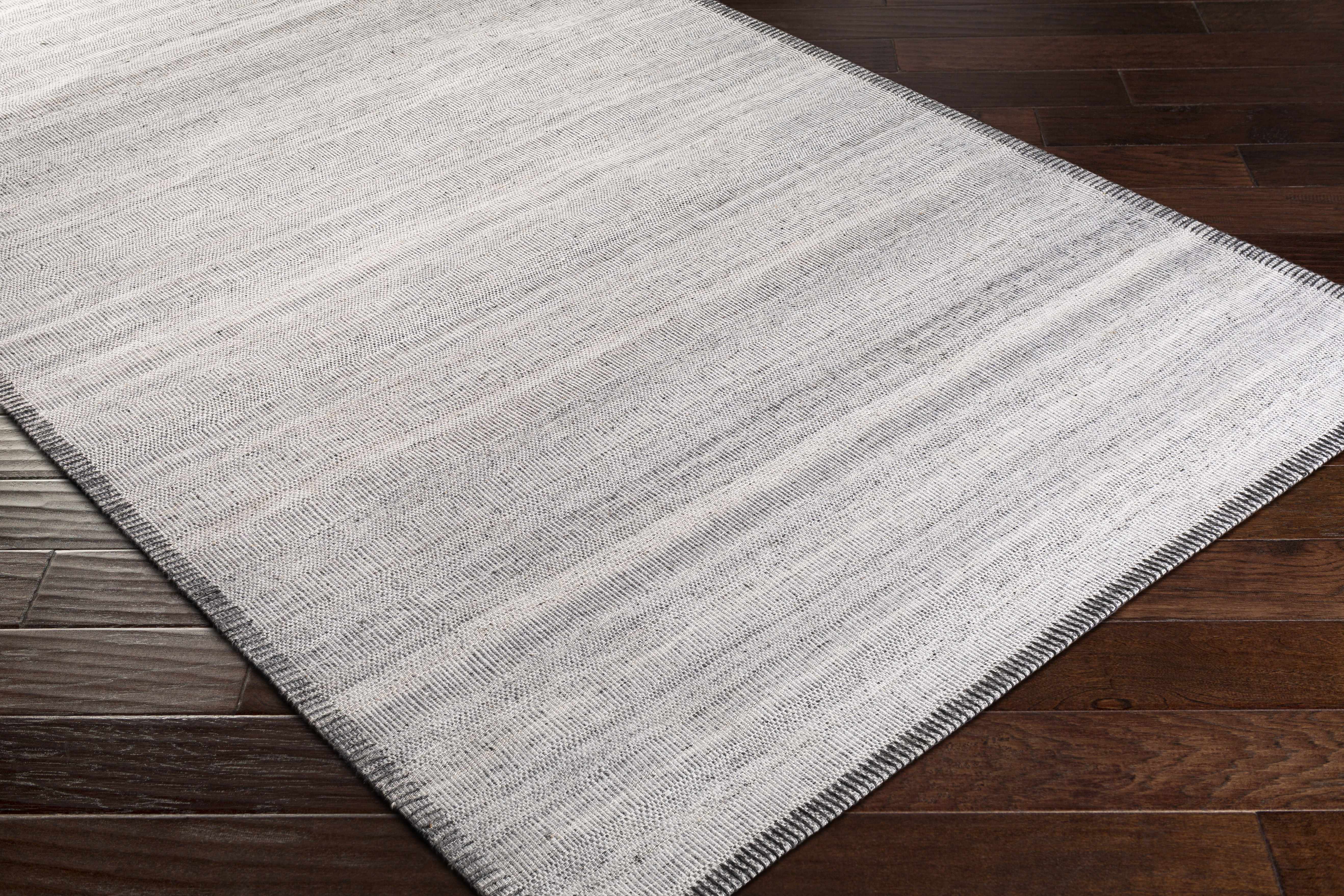 Nettleham Silver Viscose Rug - Clearance - Image 2