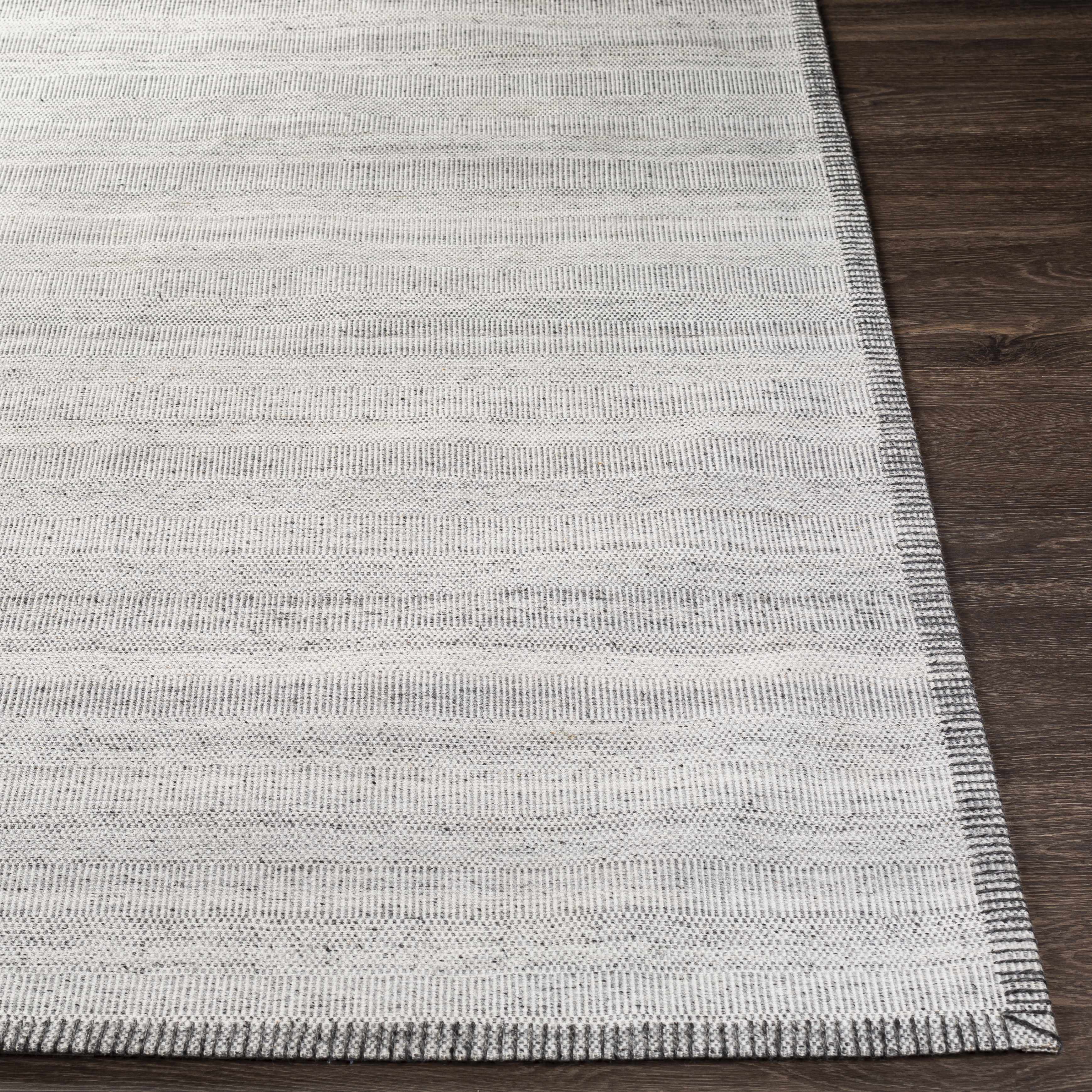 Nettleham Silver Viscose Rug - Clearance - Image 4
