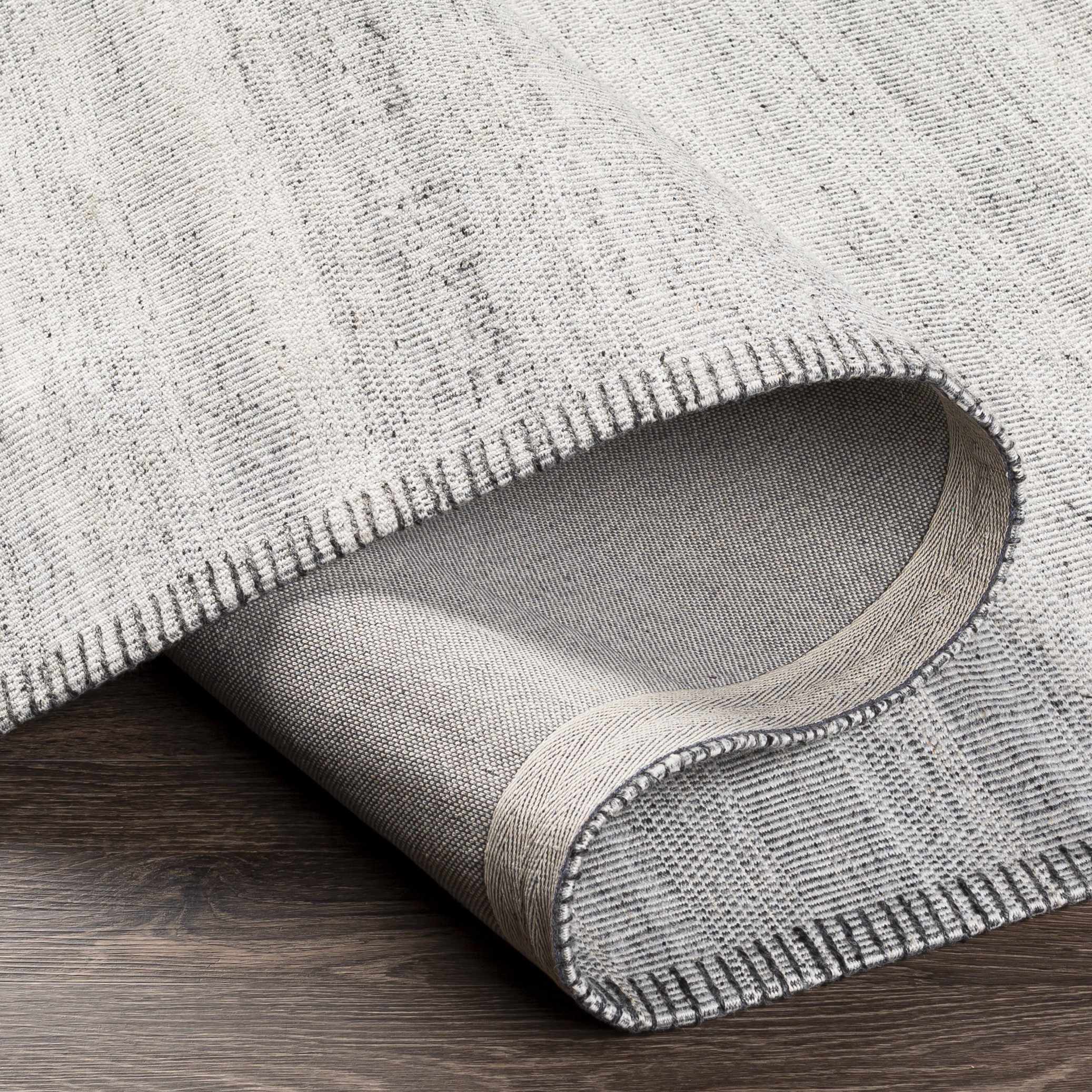 Nettleham Silver Viscose Rug - Clearance - Image 5