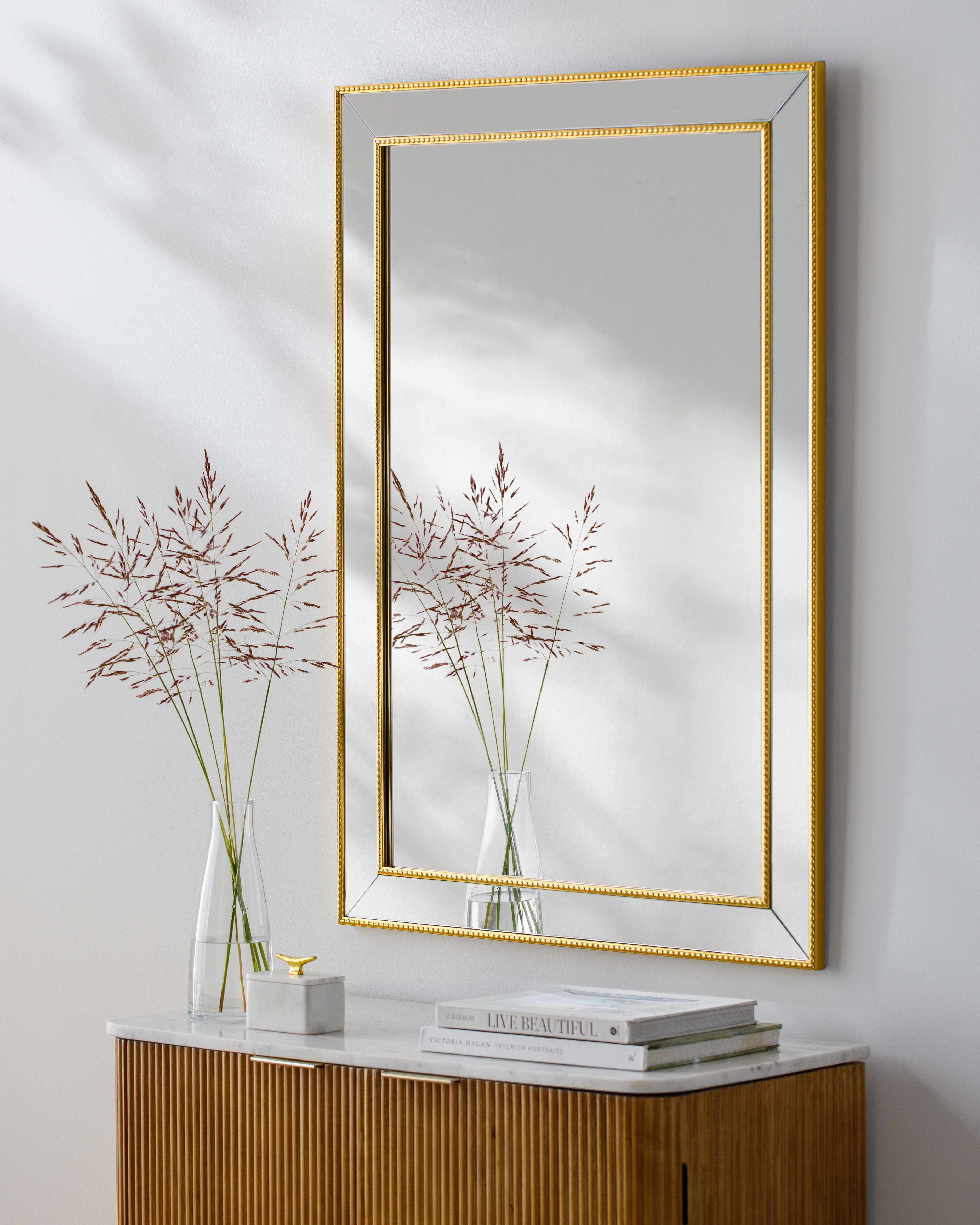 Netzschkau Rectangular Gold Mirror - Image 2