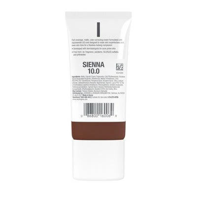 Neutrogena Clear Coverage Flawless Matte Color Correcting Cream 10.0 Sienna - Image 3