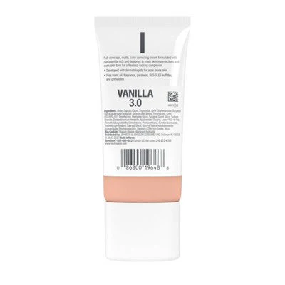 Neutrogena Clear Coverage Flawless Matte Color Correcting Cream 3.0 Vanilla - Image 3