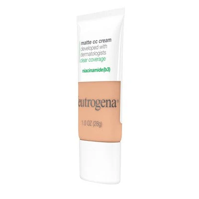 Neutrogena Clear Coverage Flawless Matte Color Correcting Cream, Full-Coverage 4.0 Sand - Image 5