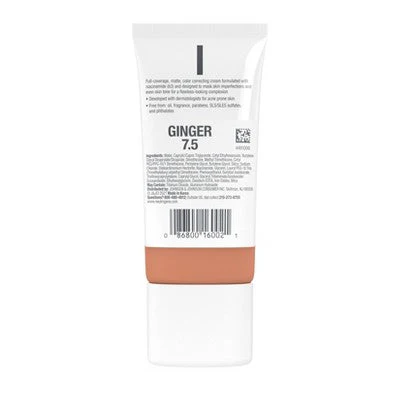 Neutrogena Clear Coverage Flawless Matte Color Correcting Cream, 7.5 Ginger - Image 3