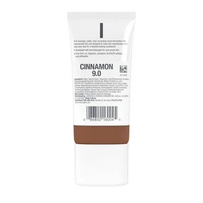 Neutrogena Clear Coverage Flawless Matte Color Correcting Cream 9.0 Cinnamon - Image 3