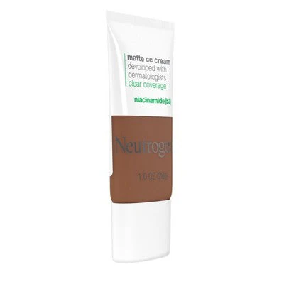 Neutrogena Clear Coverage Flawless Matte Color Correcting Cream 9.0 Cinnamon - Image 4