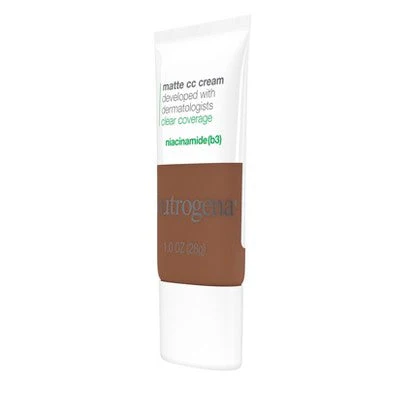 Neutrogena Clear Coverage Flawless Matte Color Correcting Cream 9.0 Cinnamon - Image 5