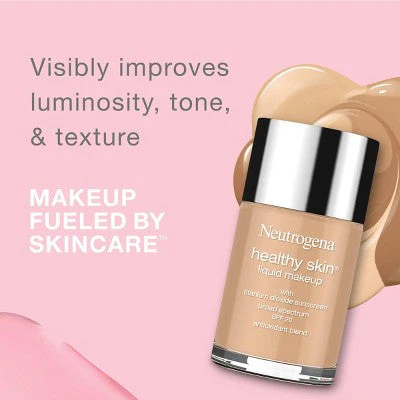 Neutrogena Healthy Skin Liquid Makeup Foundation 10 Classic Ivory - Imperfect Container - Image 3