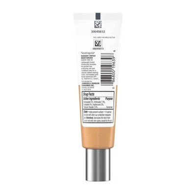 Neutrogena Healthy Skin Radiant Tinted Moisturizer SPF 30 Sheer Tan 30 1.1 fl oz - Imperfect Container - Image 6