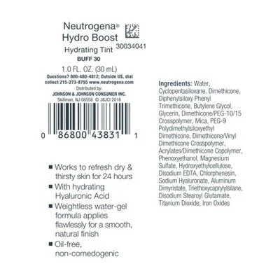 Neutrogena Hydro Boost Hydrating Tint Liquid Foundation 30 Buff - Imperfect Container - Image 9