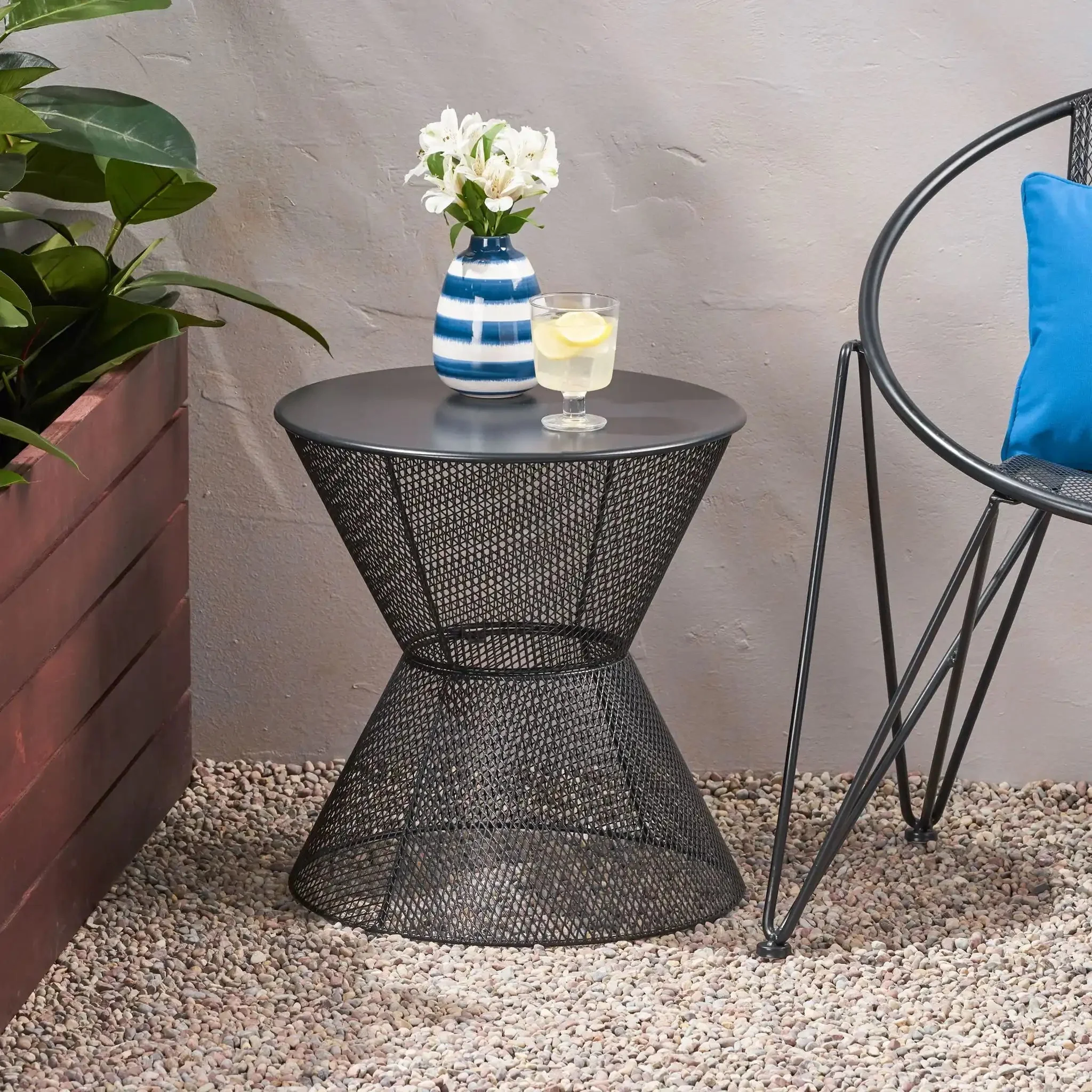 Nevada - Contemporary Side Table With Design - Image 6