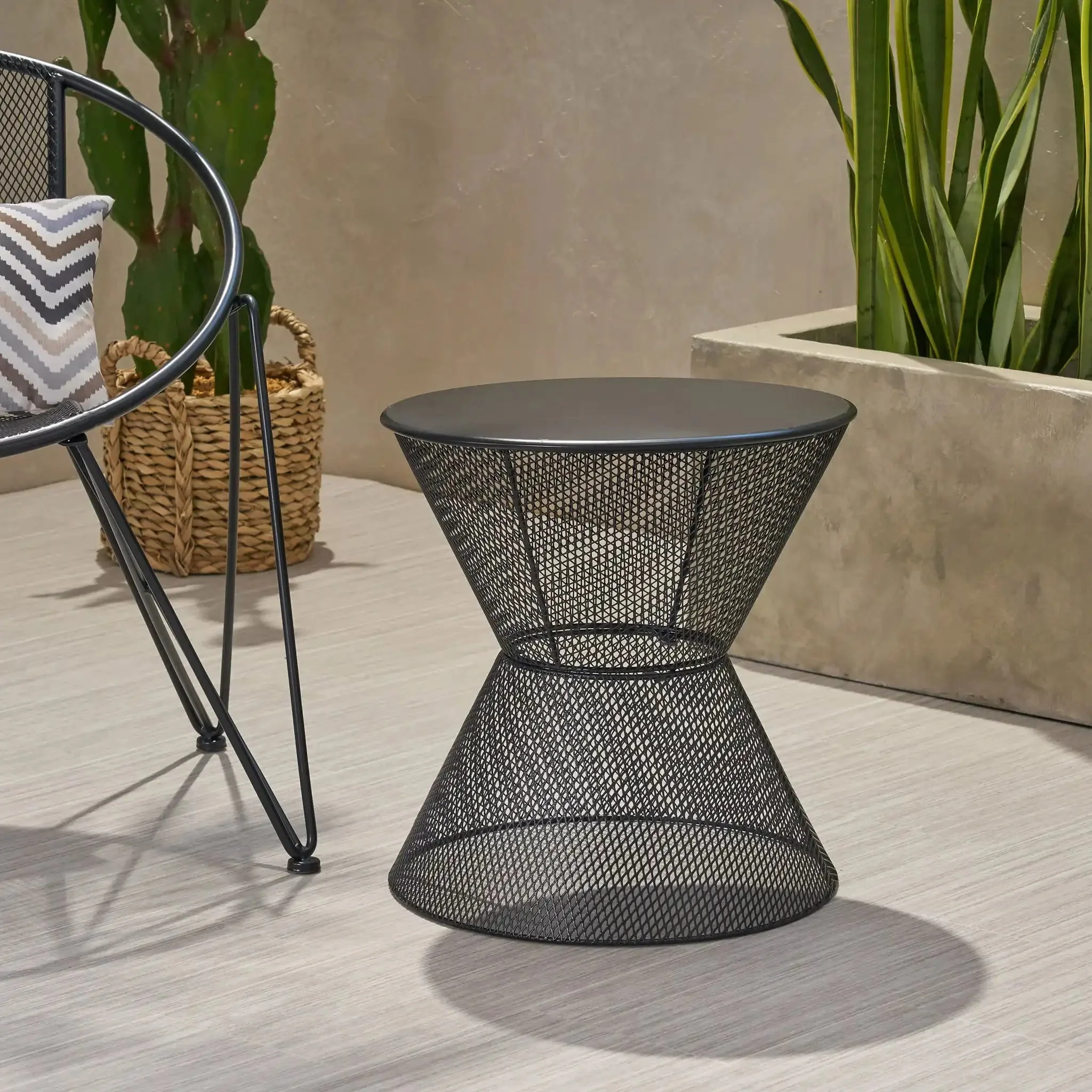 Nevada - Contemporary Side Table With Design - Image 7