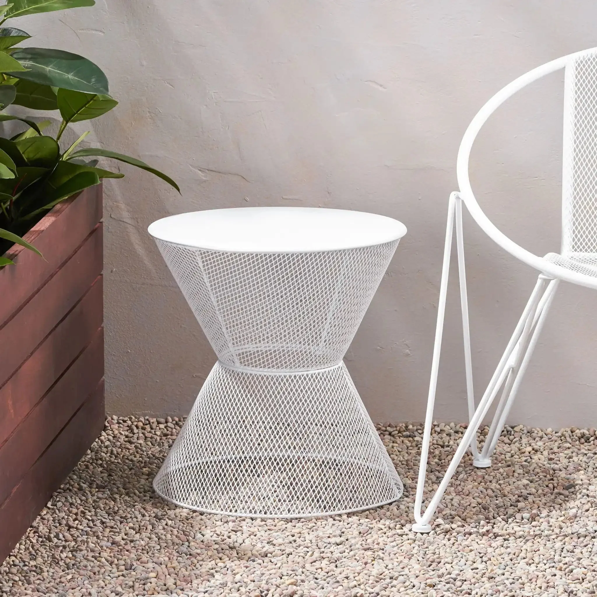 Nevada - Contemporary Side Table With Design - Image 8