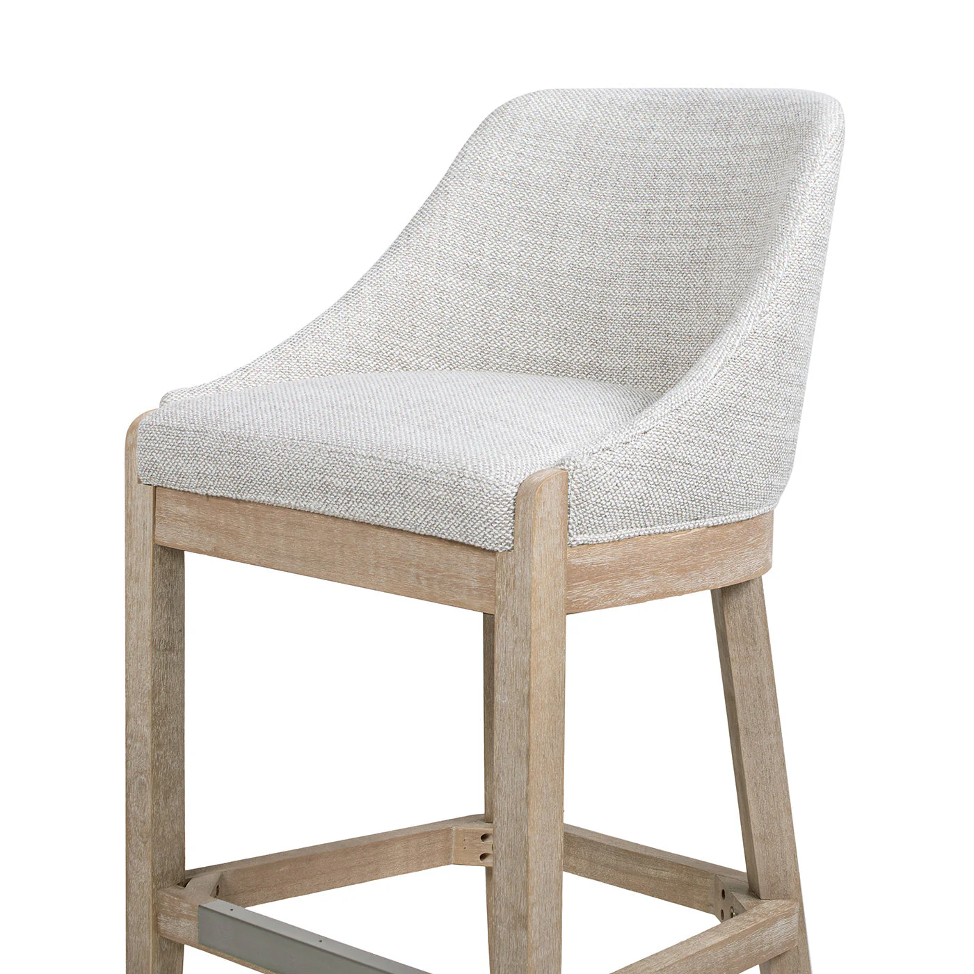 Newport 30.5' Coastal Curved Back Upholstered Barstool - Image 11