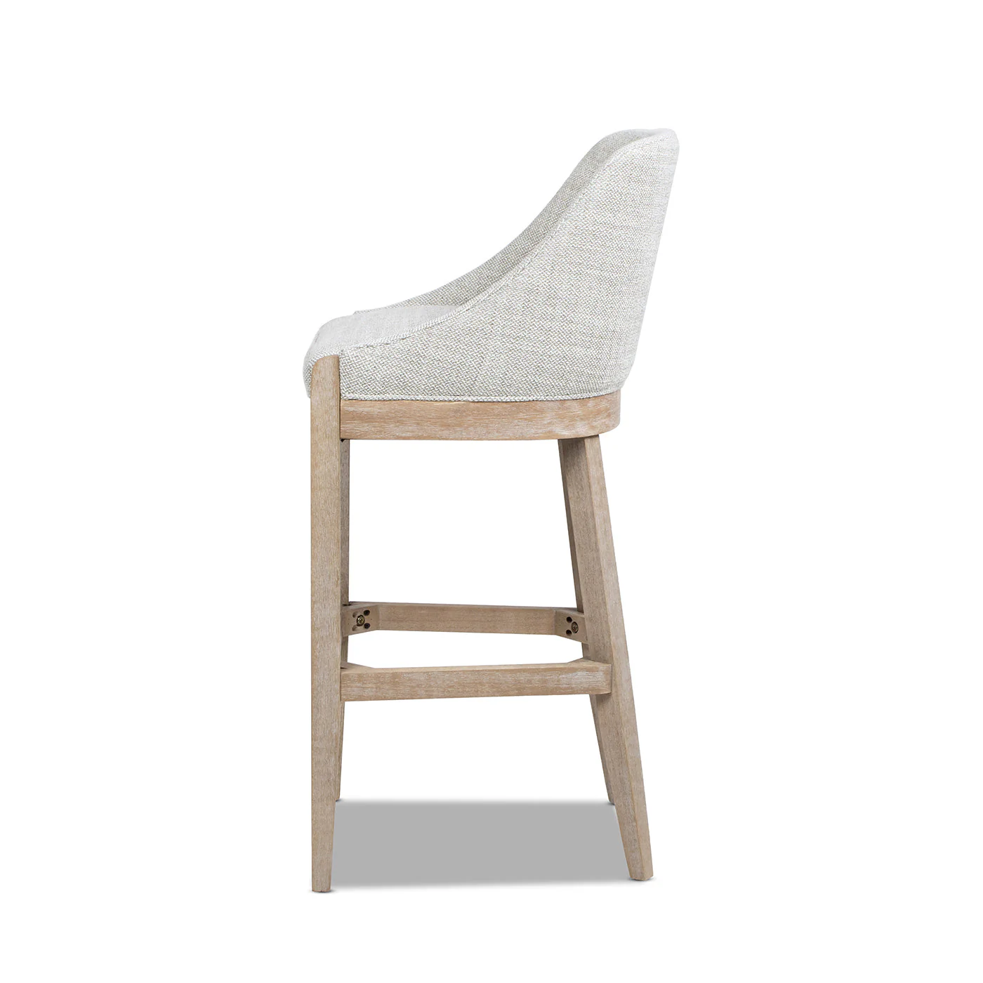 Newport 30.5' Coastal Curved Back Upholstered Barstool - Image 8