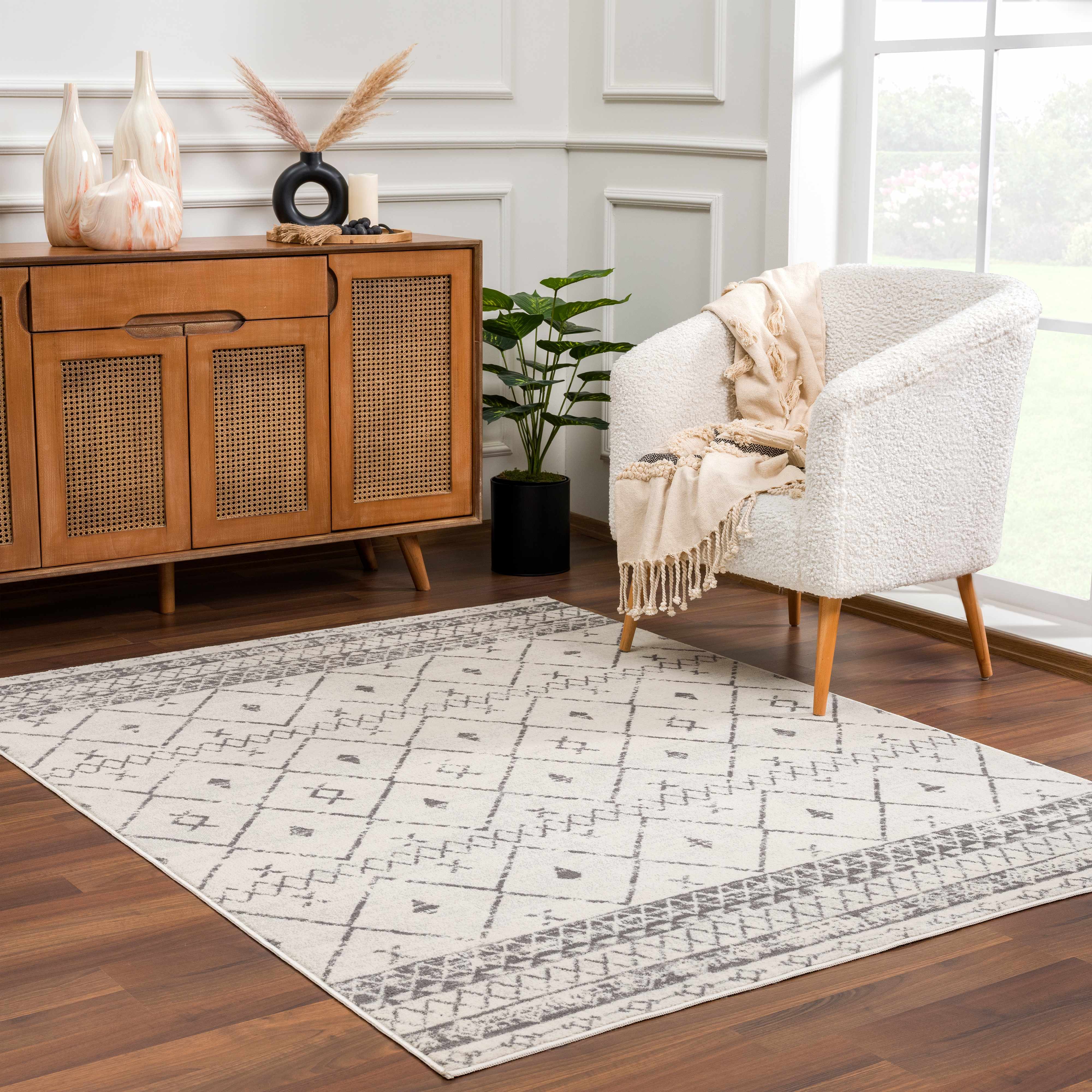 Newville Moroccan Trellis Rug - Clearance - Image 3