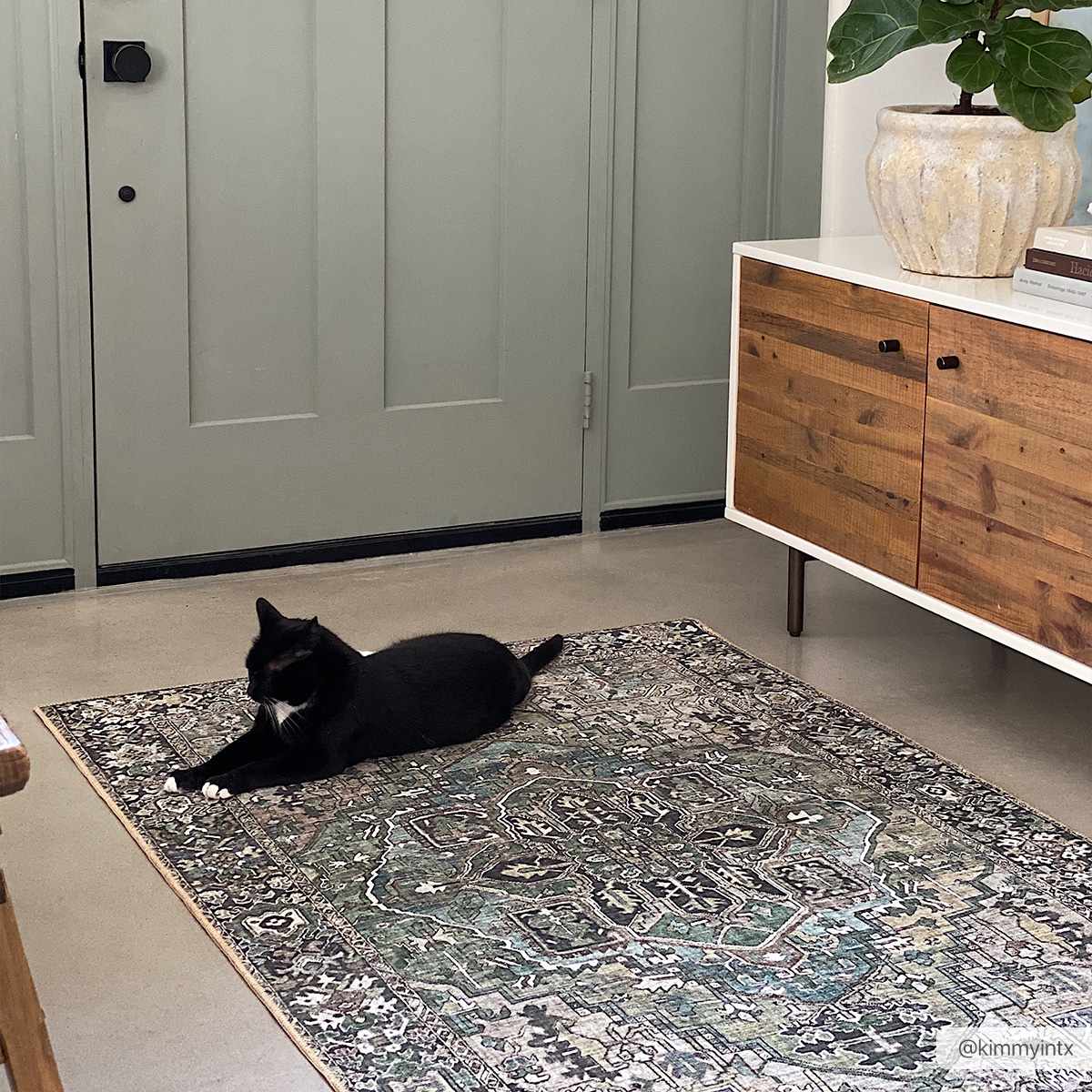 Neyland Sage Green Area Rug - Image 2