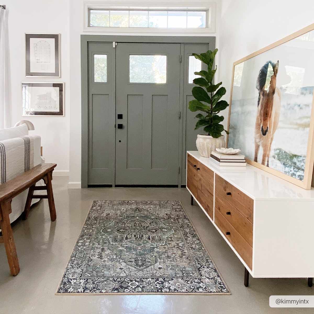 Neyland Sage Green Area Rug - Image 5