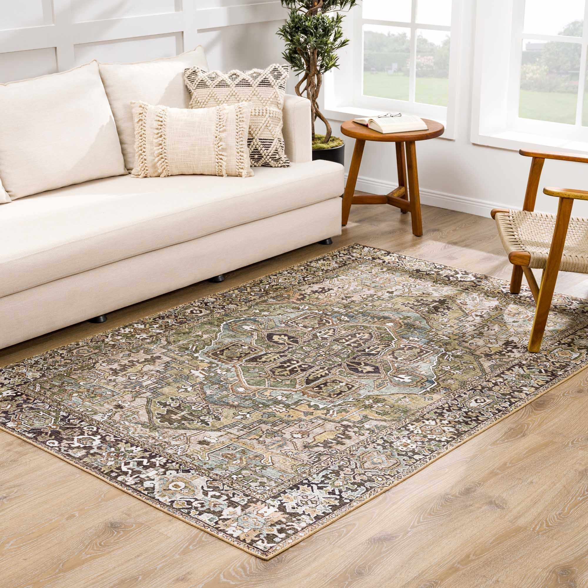 Neyland Sage Green Area Rug - Image 6