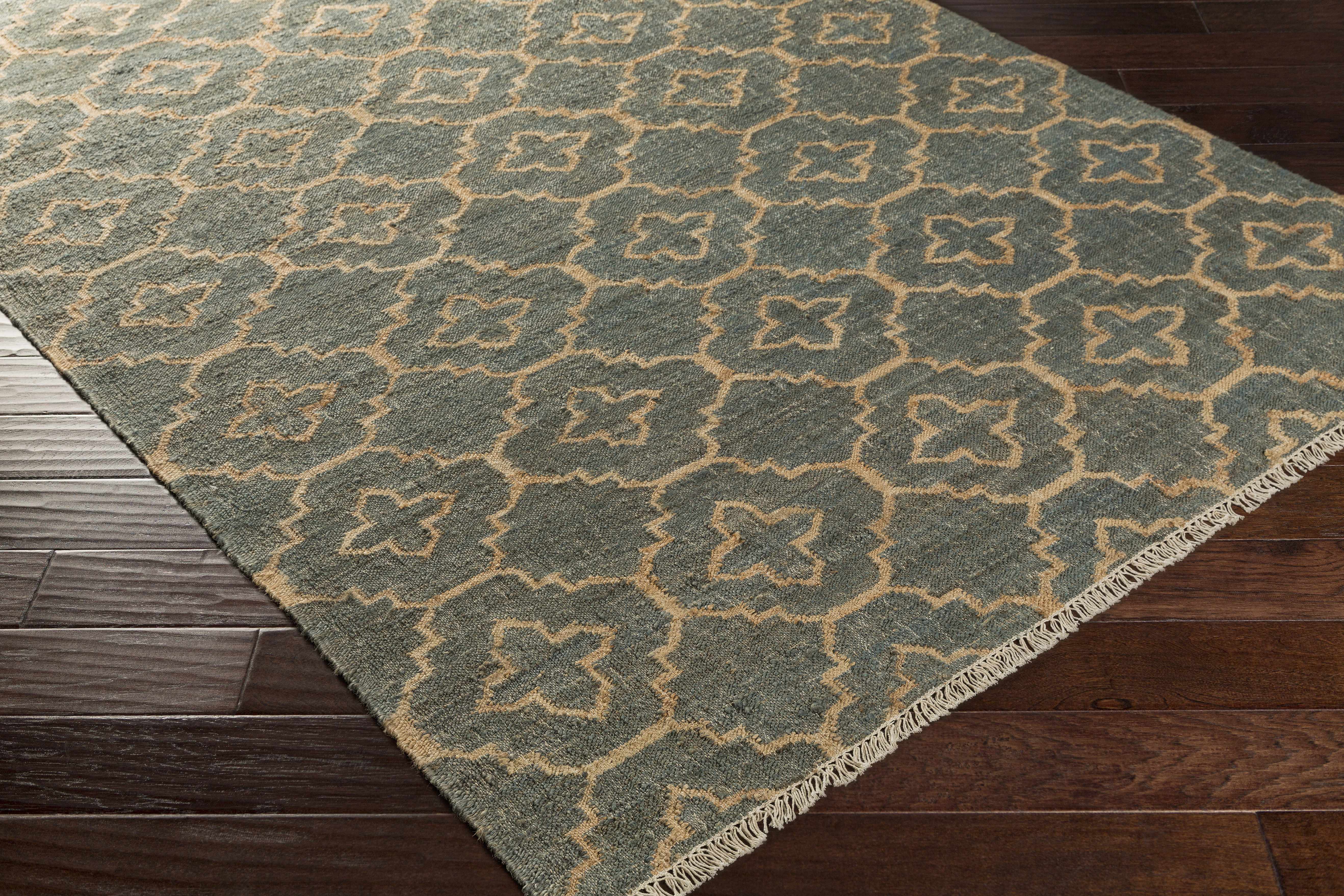 Niceville Handcrafted Fringed Jute Carpet - Clearance - Image 2