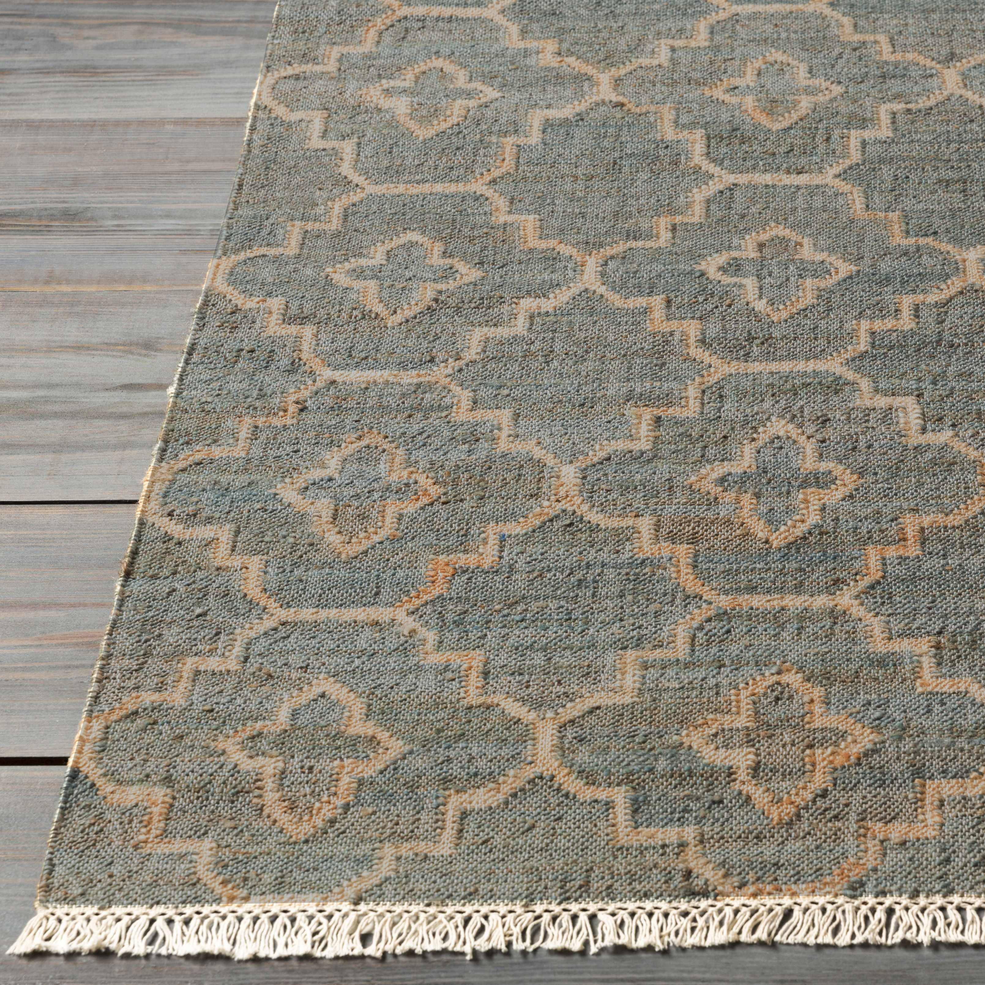 Niceville Handcrafted Fringed Jute Carpet - Clearance - Image 3
