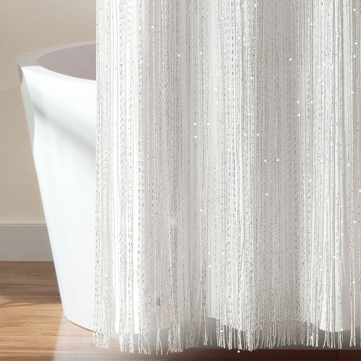 Night Sky String Thread With Peva Lining Shower Curtain Set - Image 7