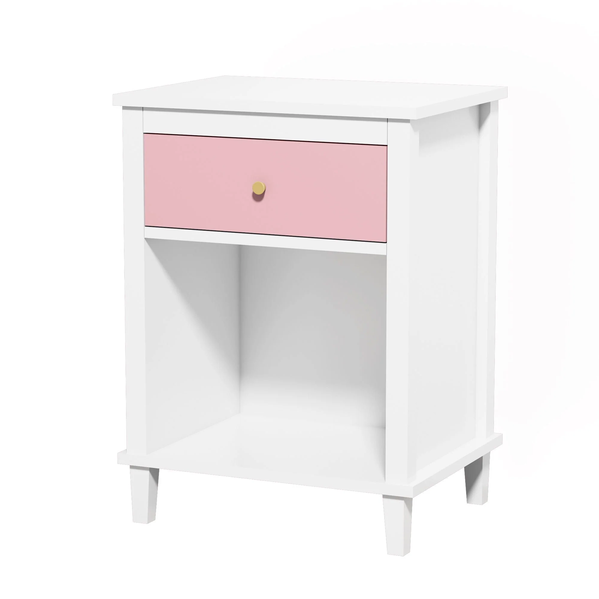 Nightstand With 1 Drawer 1 Shelf - Image 2