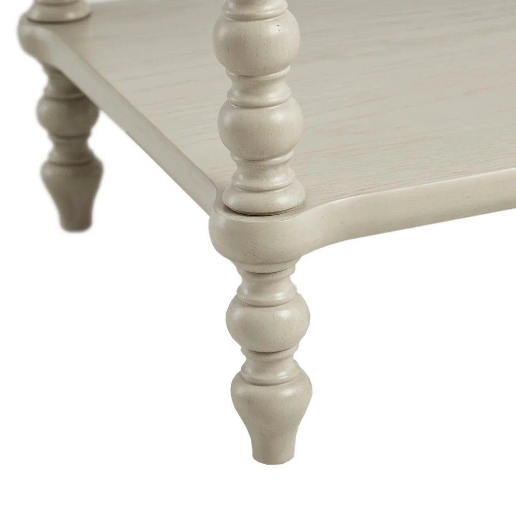 Nightstand with 1 Drawer and Turned Legs - Image 5