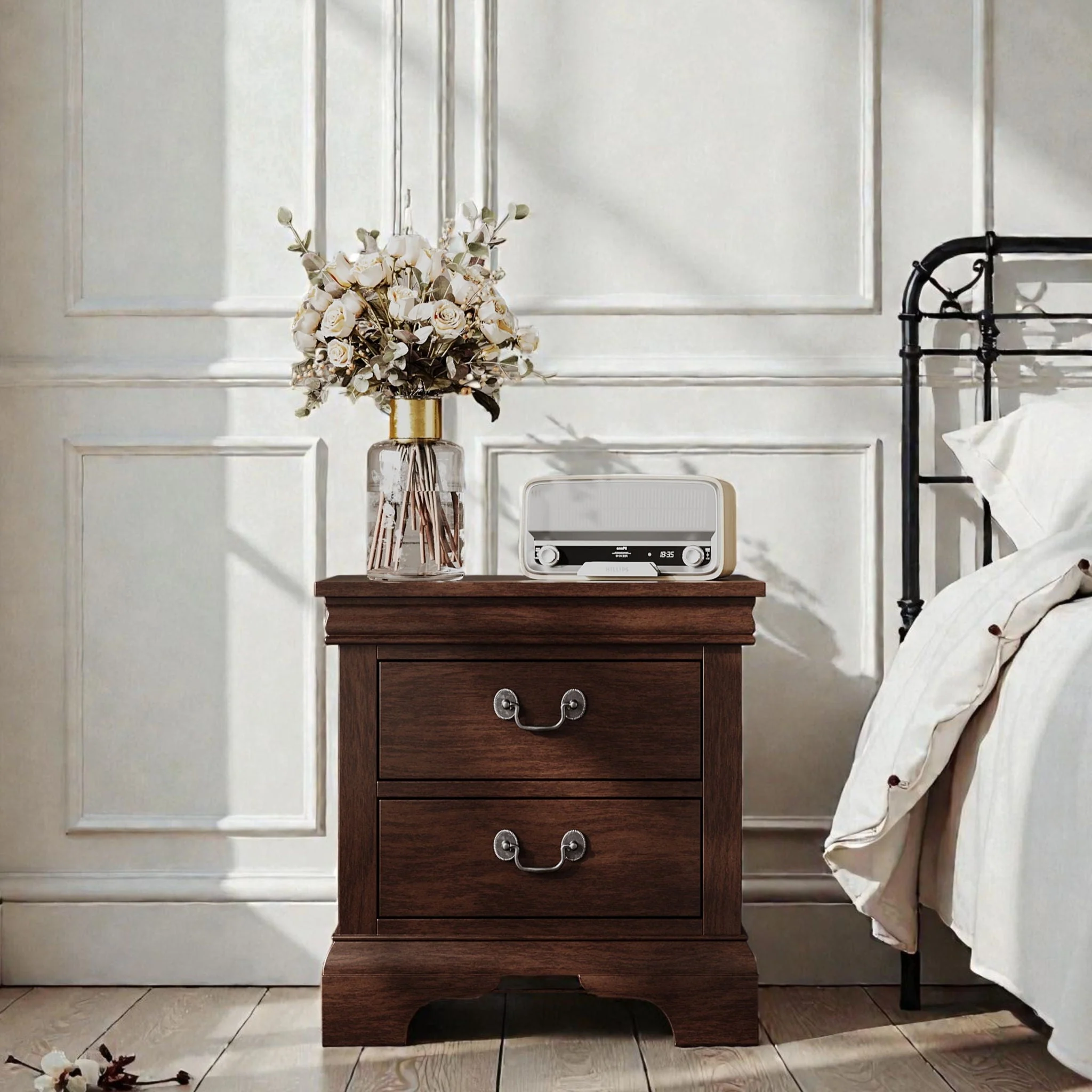 Nightstand With 2 Drawers - Image 8