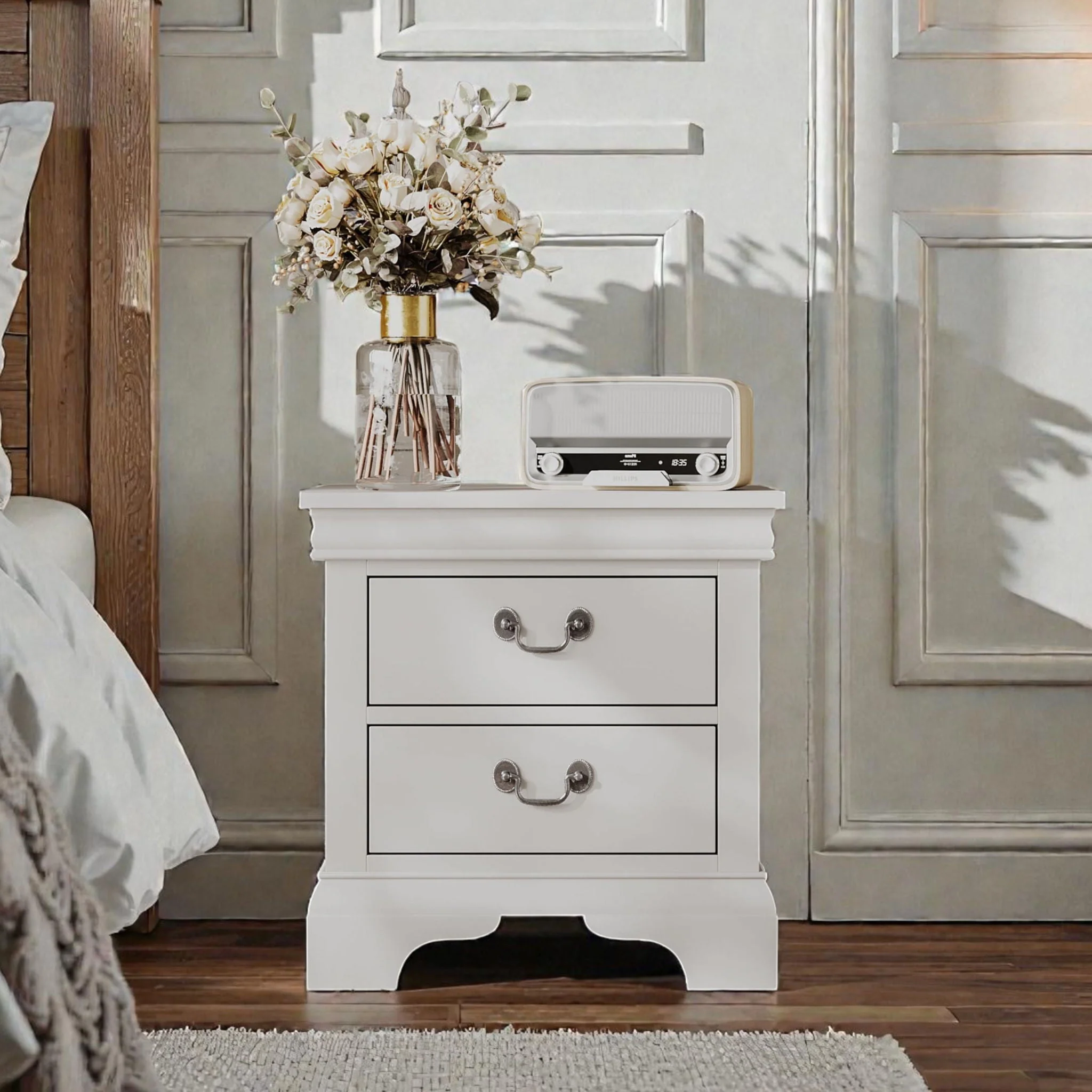 Nightstand With 2 Drawers - Image 9