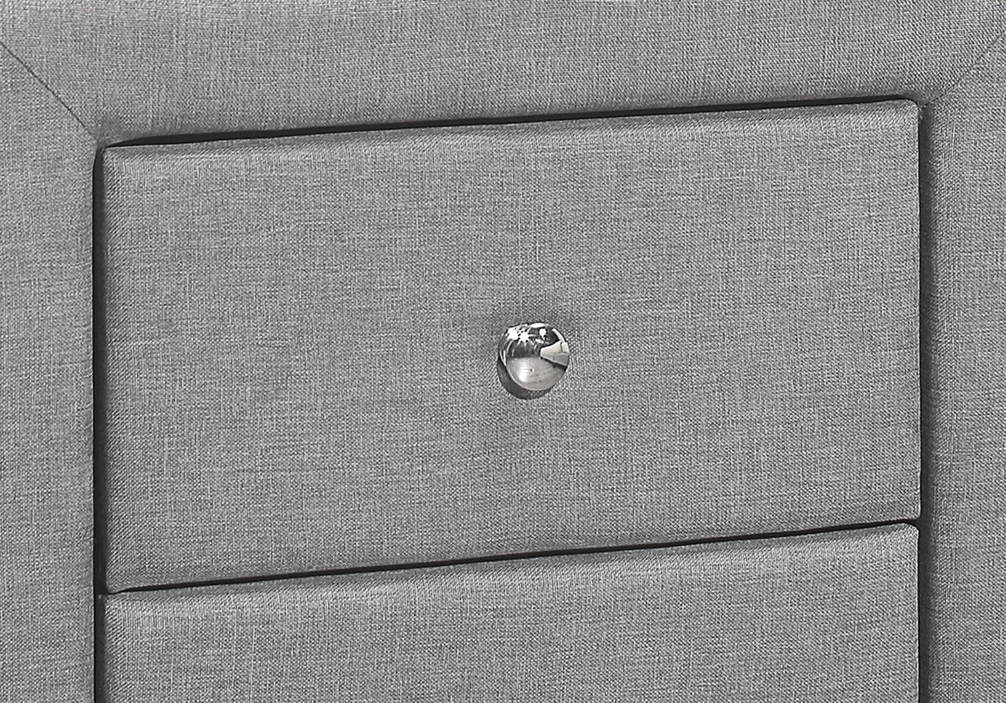 Nightstand with Storage Drawer, Upholstered, Transitional - Image 8