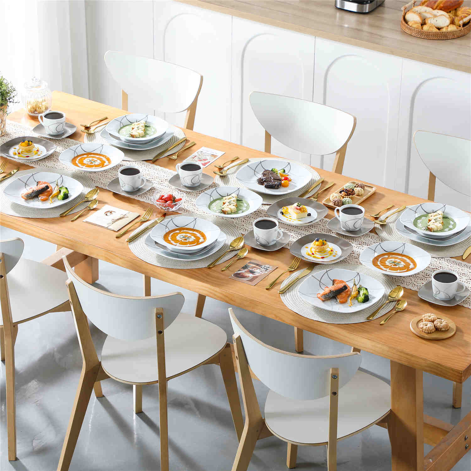Nikita 30 Piece Dinnerware Set - Image 6