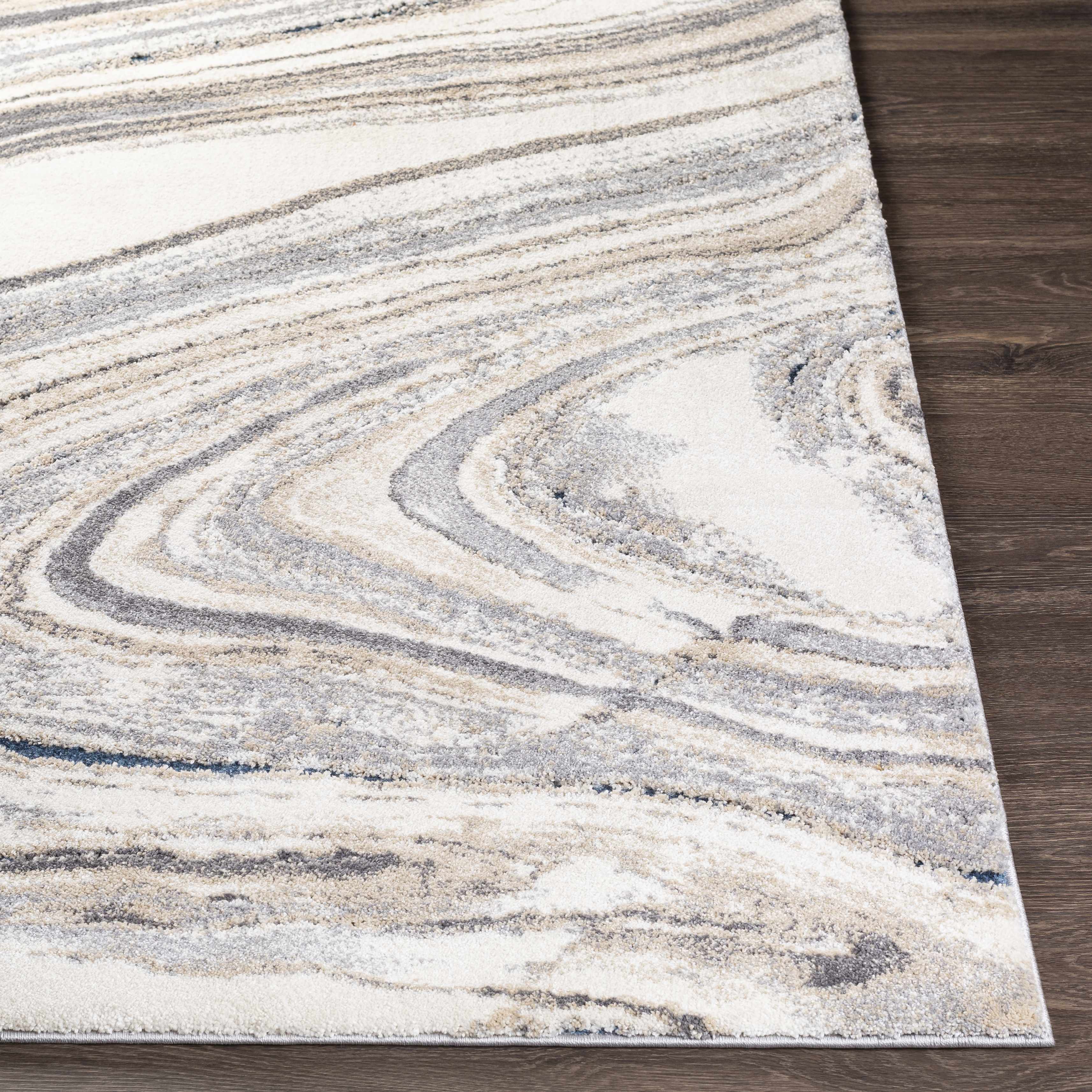 Nillumbik Gray Marble Design Rug - Image 7