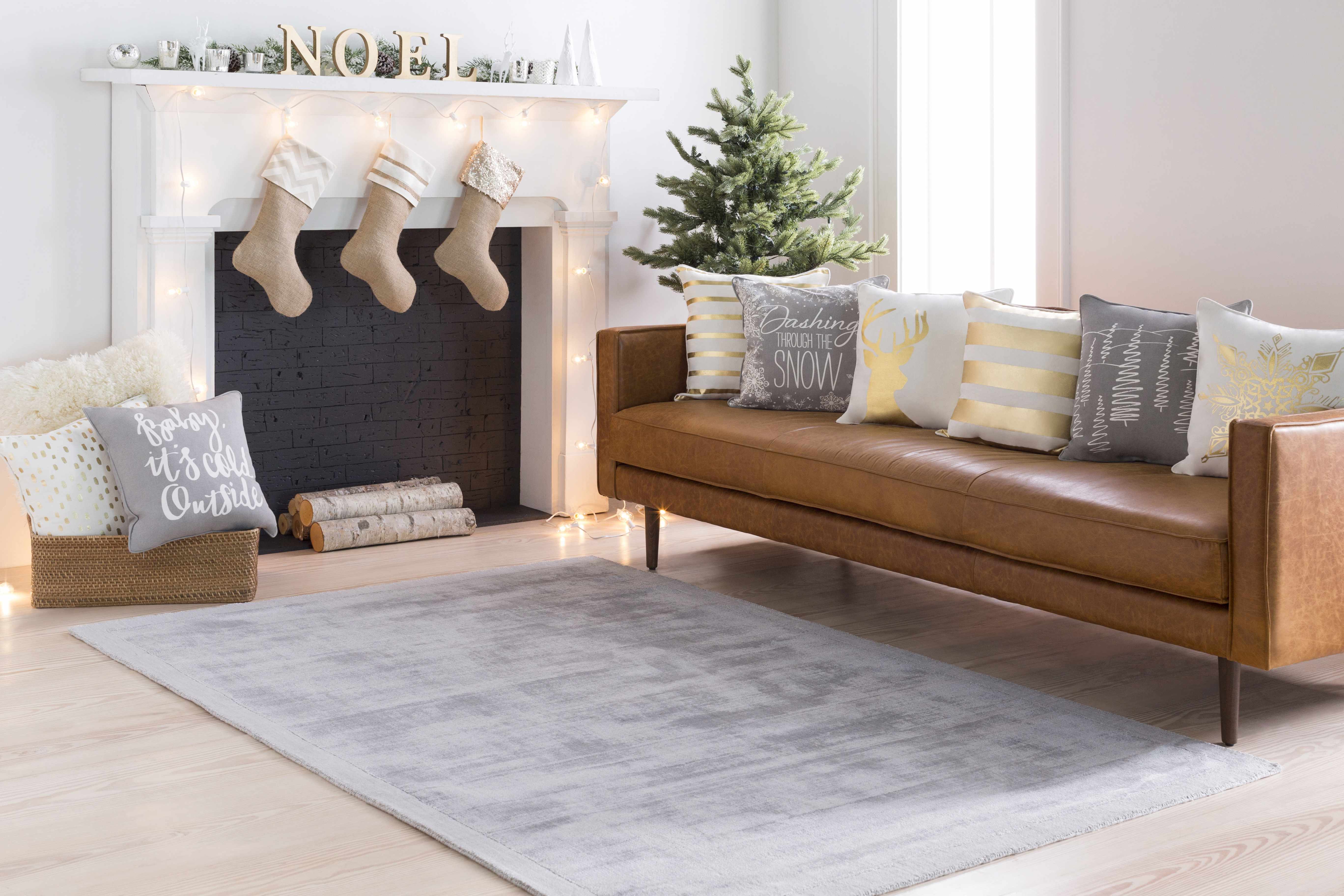 Niota Sheen Light Gray Premium Rug - Image 12