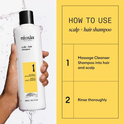 Nioxin System 1 Shampoo Cleanser 10.1 fl oz - New - Image 6