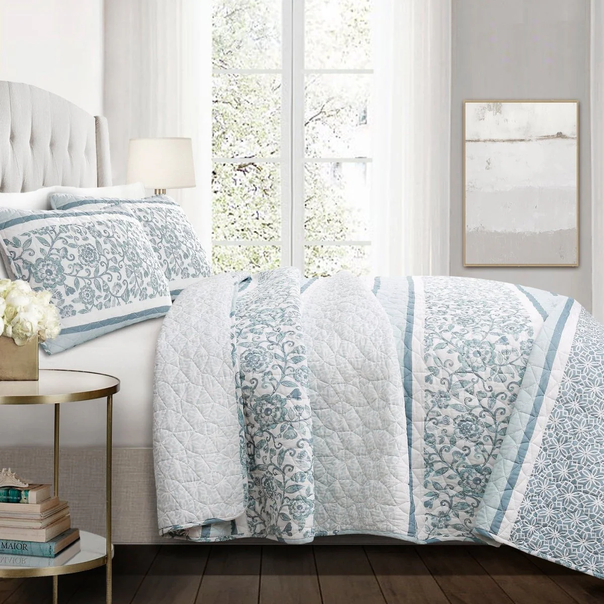 Nisha 3 Piece Quilt Set - Image 2