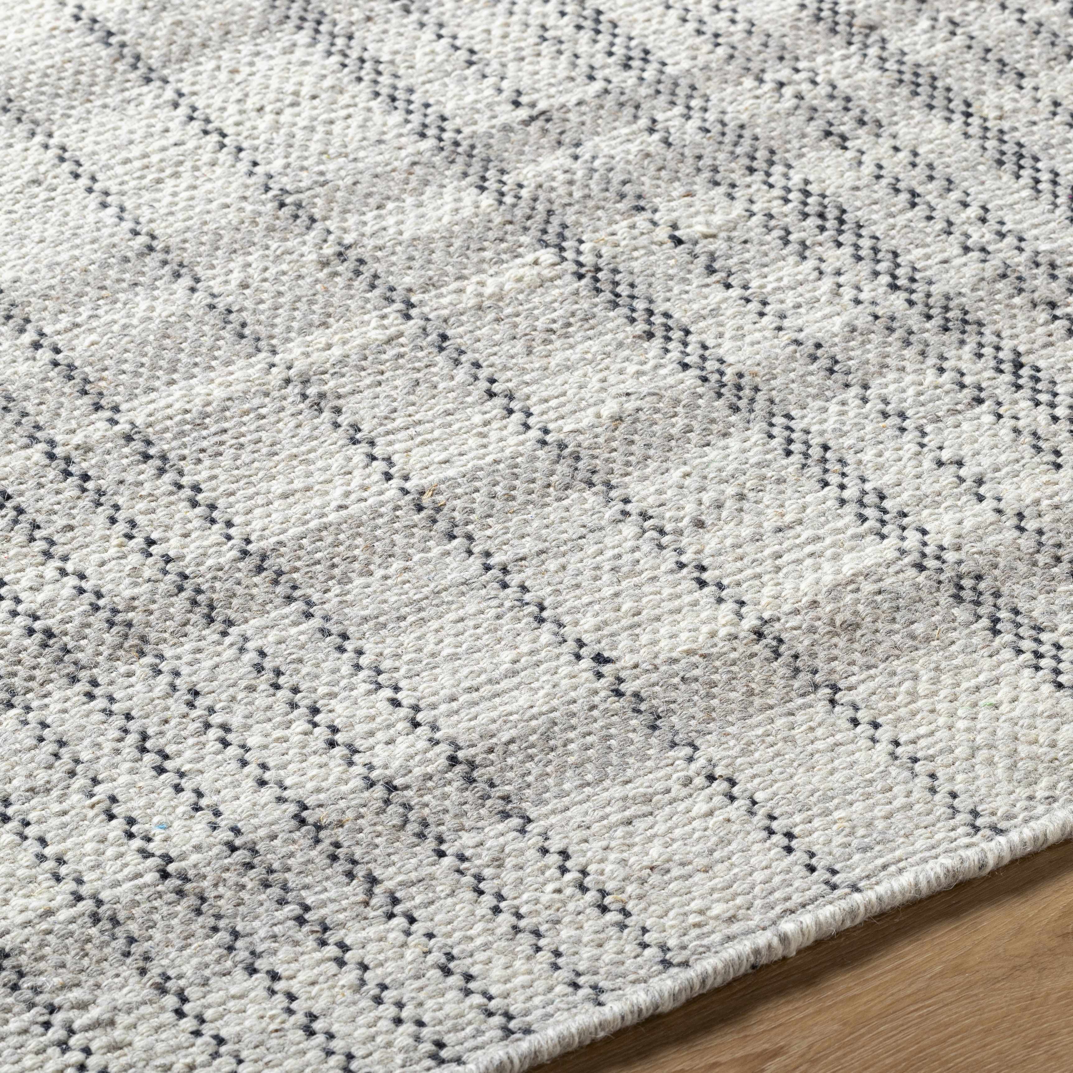 Nissa Blue Gray Checkered Area Rug - Clearance - Image 7