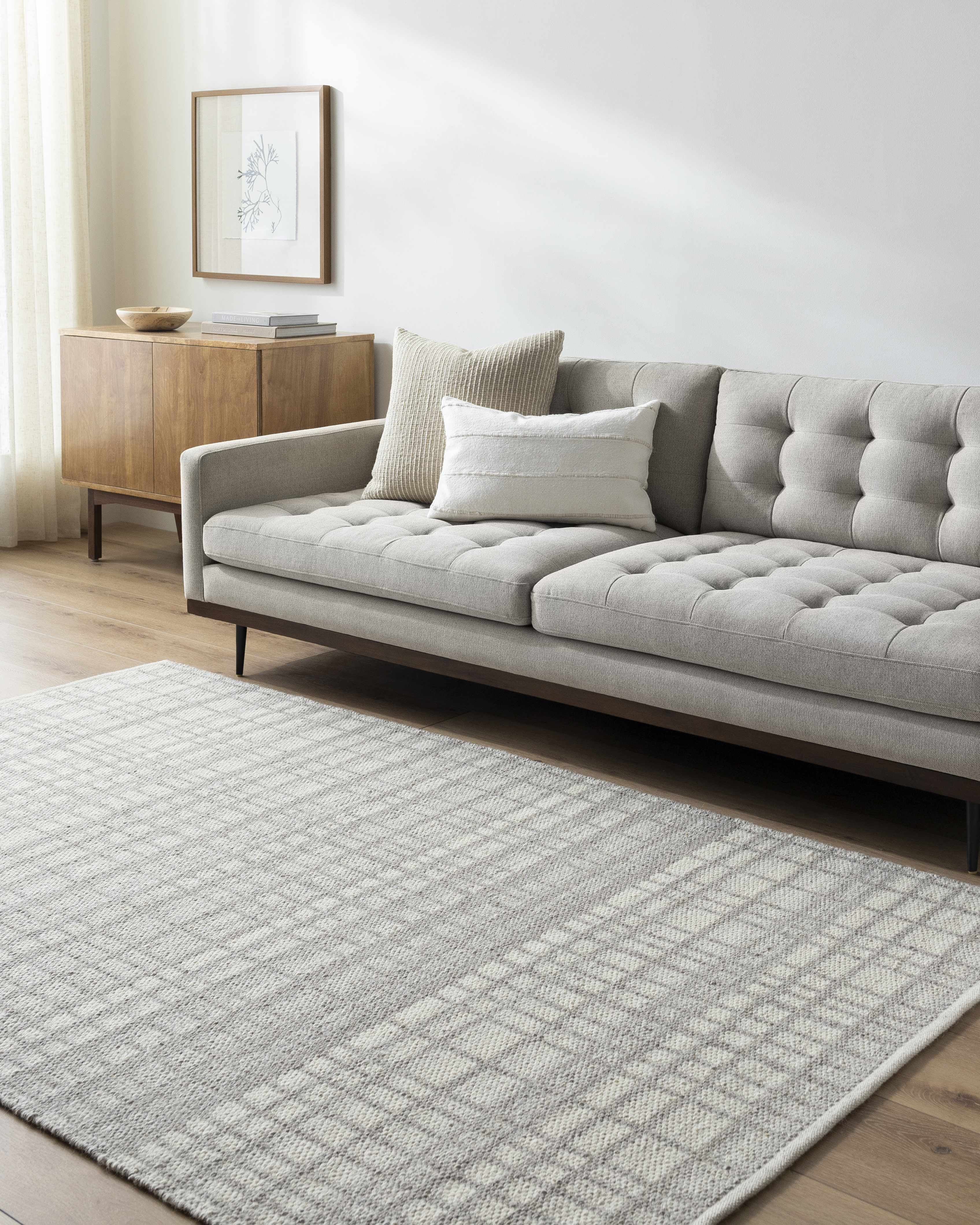 Nissa Light Gray Area Rug - Clearance - Image 2